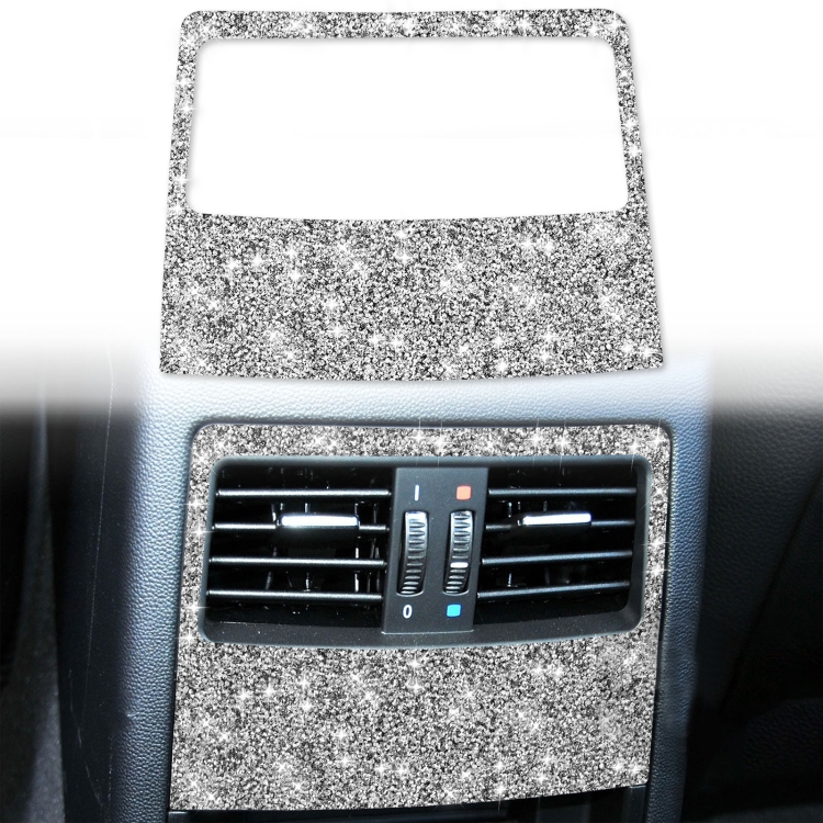 For BMW 3 Series E90 / E92 2005-2012 Car Rear Seat Aircondition A-Type Diamond Decorative Sticker