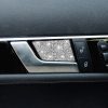 For Mercedes-Benz C-class W204 2007-2013 Car Inside Door Bowl Diamond Decorative Sticker, Left and Right Drive