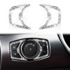 Car Headlight Diamond Decoration Sticker, Left and Right Drive
