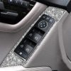 For Mercedes-Benz C-class W204 2007-2013 Car Window Lift Diamond Decorative Sticker, Left Drive