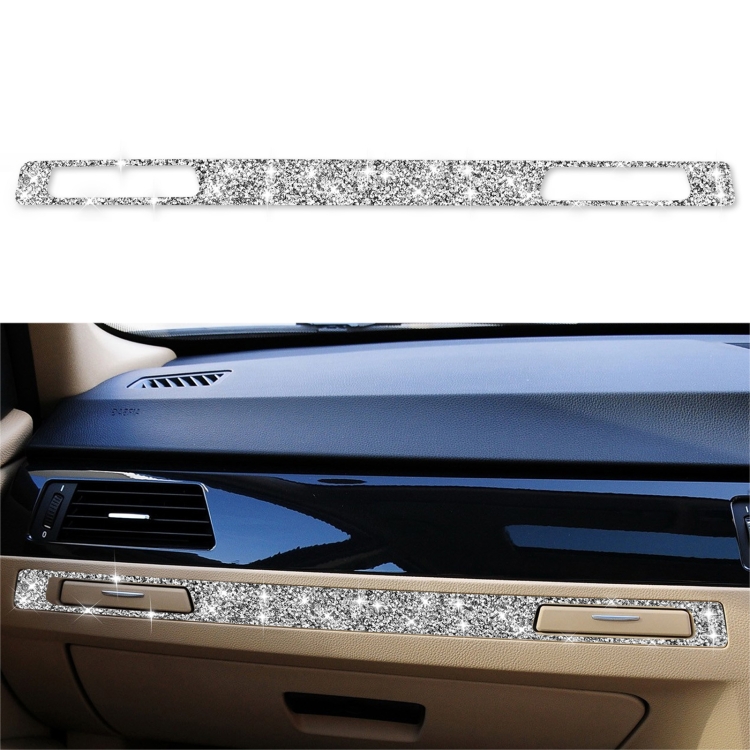For BMW 3 Series E90 / E92 / E93 2005-2012 Car Passenger Side Center Control Diamond Decorative Sticker, Right Drive