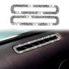 Car Door Air Outlet Diamond Decoration Sticker, Left and Right Drive