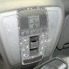 For Mercedes-Benz C-class W204 2007-2013 Car Reading Light Diamond Decorative Sticker, Left and Right Drive