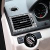 For Mercedes-Benz C-class W204 2007-2010 Car Instrument + Middle + Side Air Outlet Diamond Decorative Sticker, Left and Right Drive