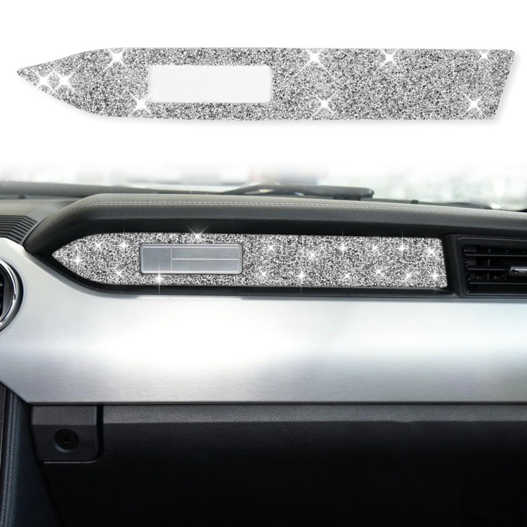 Car Dashboard Diamond Decoration Sticker, Left Drive