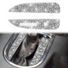 Car Gearshift Panel Diamond Decoration Sticker, Right Drive