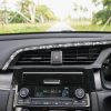 For Honda Civic 2016-2019 Car Central Control Air Outlets Upper Diamond Decorative Sticker, Right-hand Drive
