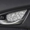 For Honda Civic 2016-2019 Car Inside Door Bowl Diamond Decorative Sticker, Left and Right Drive