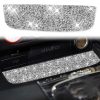 Car Water Cup Holder Upper Diamond Decoration Sticker, Left and Right Drive