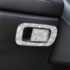 For Honda Civic 2016-2019 Car Storage Switch Diamond Decorative Sticker, Right-hand Drive