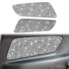 Car Rear Door Panel Diamond Decoration Sticker, Left and Right Drive