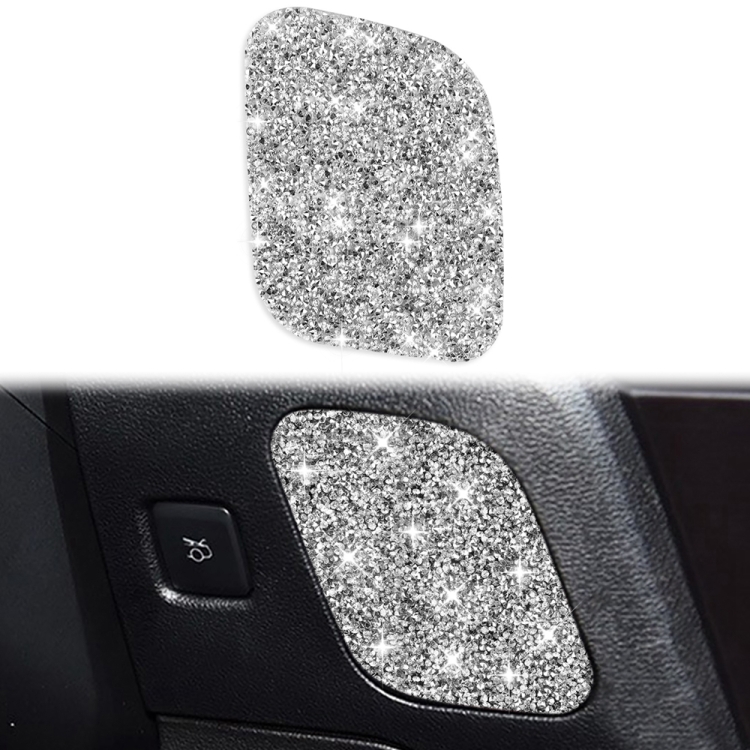 For Ford Mustang 2015-2020 Car Driver Seat Storage Box Diamond Decoration Sticker
