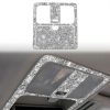 For Nissan 350Z 2003-2009 Car Reading Light Diamond Decorative Sticker,Left and Right Drive Universal