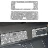 For Nissan 350Z 2003-2009 Car DVD Storage Box Diamond Decorative Sticker,Left and Right Drive Universal