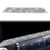 Car Multimedia Lower Frame Diamond Decoration Sticker, Left and Right Drive