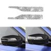 Car Rearview Mirror Anti-collision Strip Diamond Decoration Sticker, Left and Right Drive