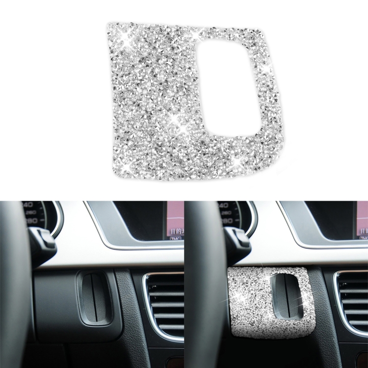 Car Keyhole Diamond Decoration Sticker, Left Drive