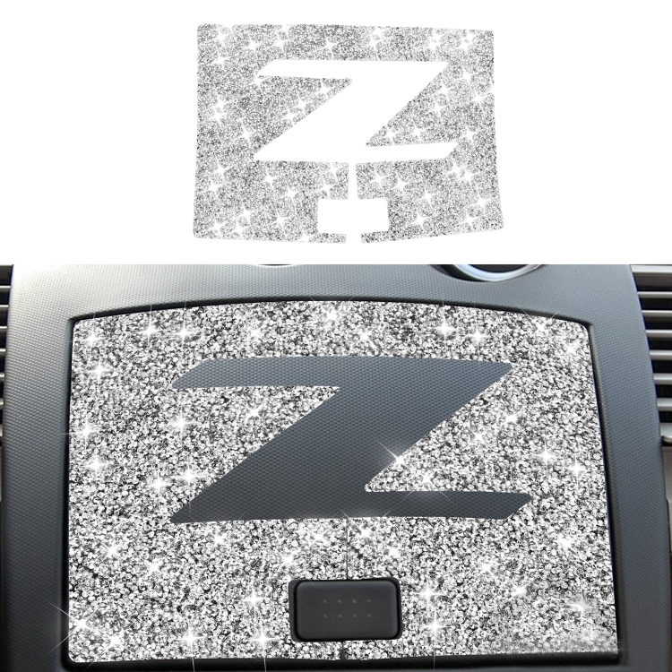 For Nissan 350Z 2003-2009 Car Navigation Panel Diamond Decorative Sticker,Left and Right Drive Universal
