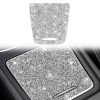 Car Central Control Storage Box Cover Diamond Decoration Sticker, Left and Right Drive
