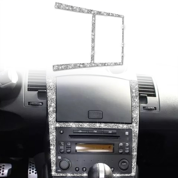 For Nissan 350Z 2003-2009 Car Navigation Frame Diamond Sticker,Left and Right Drive Universal