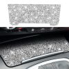 Car Storage Cigarette Lighter Panel Diamond Decoration Sticker, Left and Right Drive