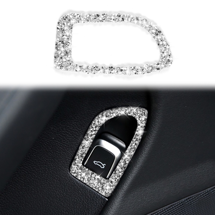 Car Trunk Switch Diamond Decoration Sticker, Left Drive