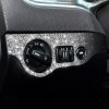For Dodge Charger 2011-2014 Car Headlight Switch Diamond Decorative Sticker, Left-hand Drive