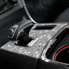 For Dodge Charger 2011-2014 Car Manual Shift Panel Diamond Decorative Sticker, Left-hand Drive