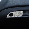 For Dodge Charger 2011-2014 2pcs/Set Car Front Passenger Seat Storage Box Handle Diamond Decorative Sticker, Left-hand Drive