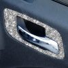 For Dodge Charger 2011-2014 Car Door Handle B Diamond Decorative Sticker, Left-hand Drive