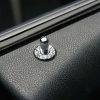 For Dodge Charger 2011-2014 Car Door Lock Ring Diamond Decorative Sticker, Left-hand Drive