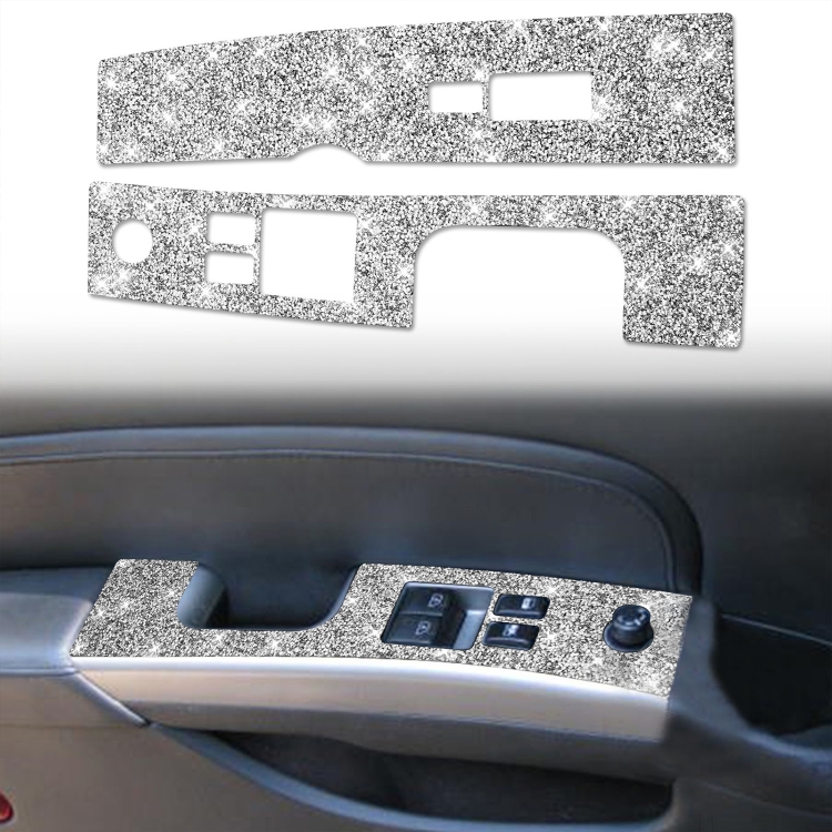 For Nissan 350Z 2006-2009 Car Glass Lifting Diamond Sticker, Left Drive