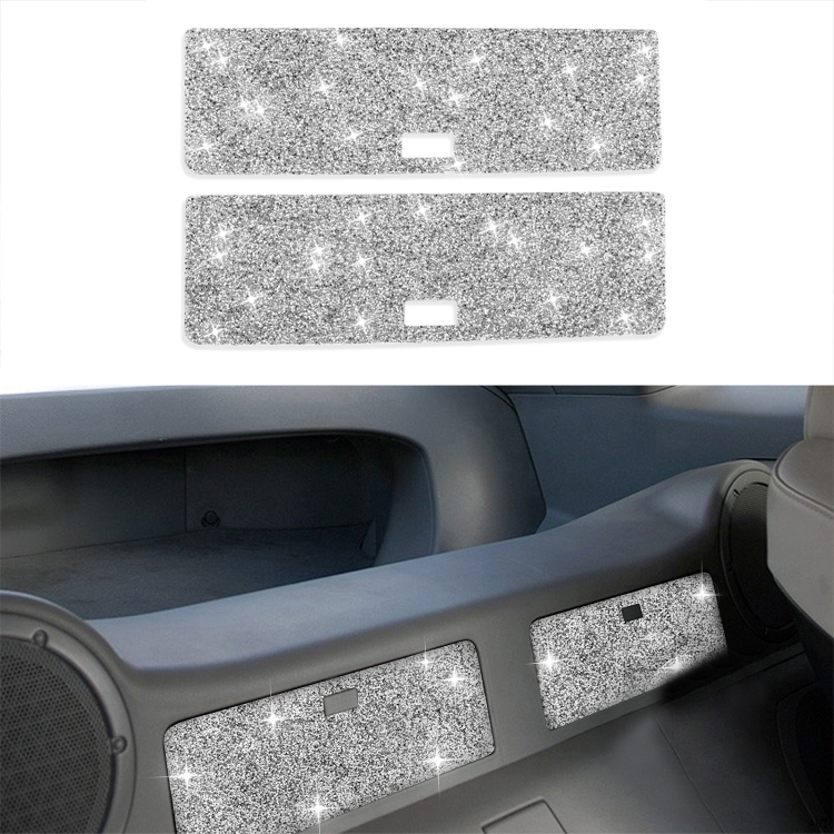 For Nissan 350Z 2006-2009 Car Rear Storage Box Diamond Sticker,Left and Right Drive Universal