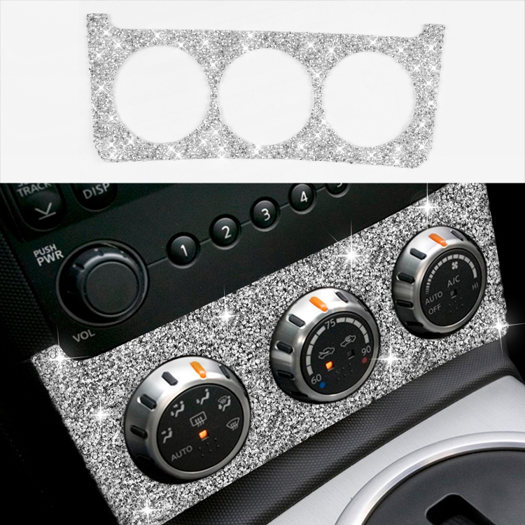 For Nissan 350Z 2006-2009 Car Instrument Knob Diamond Sticker,Left and Right Drive Universal