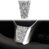 For Tesla Model S/X Car Steering Wheel Diamond Sticker,Left and Right Drive Universal