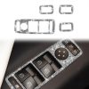 For Tesla Model X Car Window Lift Panel Diamond Sticker,Left and Right Drive Universal