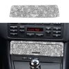 Car Gear Button Frame Diamond Decoration Sticker, Left Drive