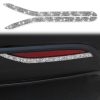 For Tesla Model X Car Rear Fog Lamp Diamond Sticker,Left and Right Drive Universal