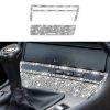 For BMW Series 3 E46 1998-2005 Car Cigarette Lighter Frame Diamond Decoration Sticker