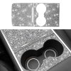 For Tesla Model 3 Car Center Control Panel Diamond Sticker,Left and Right Drive Universal