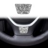 For BMW X5 E70 / X6 E71 2008-2013 Car Steering Wheel Diamond Decoration Sticker