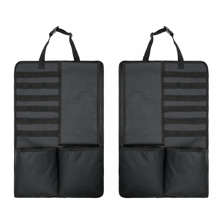 2pcs / Set Car Front Seat Back Storage Bag Car Hanging Organiser