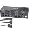 KC-KVM303DH 8K 60Hz USB3.0 DP+DP+HDMI Triple Monitors KVM Switch