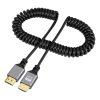 HDMI OD4.0 Spring Cable, Length: 0.5m~2.4m