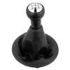 Car 5 Speed Gear Lever Hand Ball Leather Gear Shift Knob with Dustproof Cover for Citroen Berlingo III MK3 / Peugeot Partner 2008-