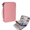 SM01 Multi-function Waterproof Double Layer Data Cable Earphone U Disk Digital Accessories Storage Bag, Size: S