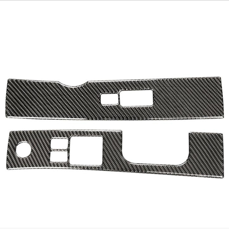 Car Carbon Fiber Glass Lift Decorative Sticker for Nissan 350z 2006-2009, Right Drive