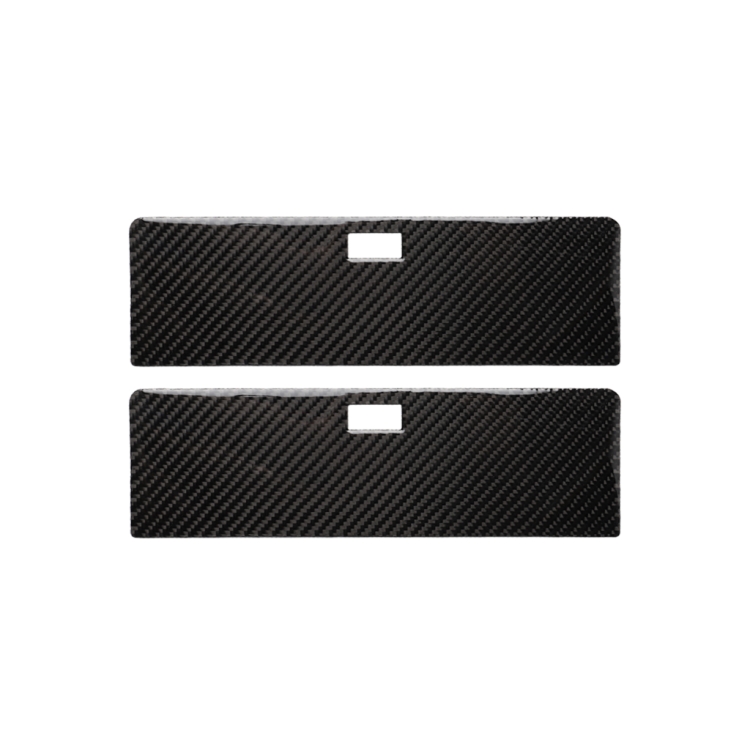 Car Carbon Fiber Rear Storage Box Decorative Sticker for Nissan 350z 2006-2009