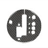 Car Carbon Fiber Gear Automatic Transmission Panel Decorative Sticker for Nissan 350z 2006-2009, Right Drive