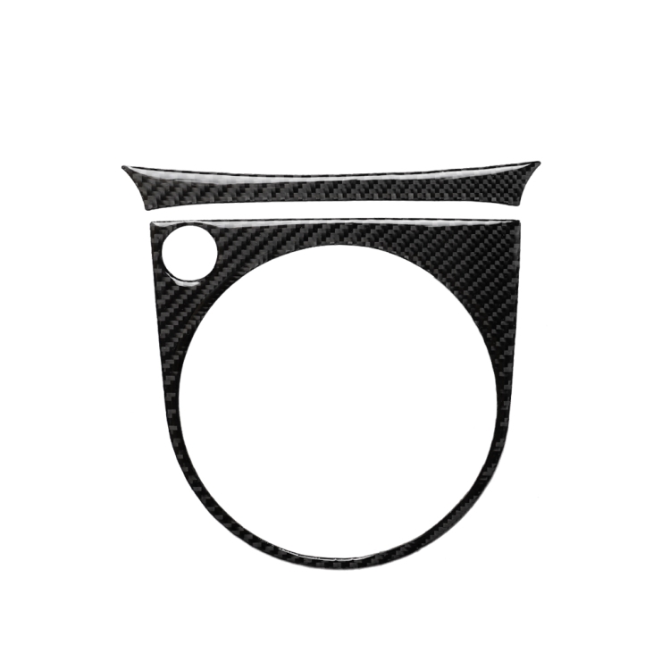 Car Carbon Fiber Gears Panel Decorative Sticker for Nissan 350z 2006-2009, Left Drive